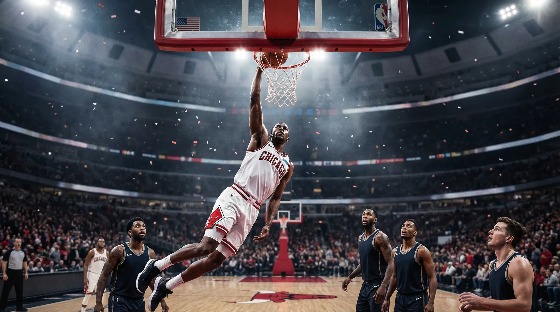 华体会 篮球赛事精彩扣篮瞬间